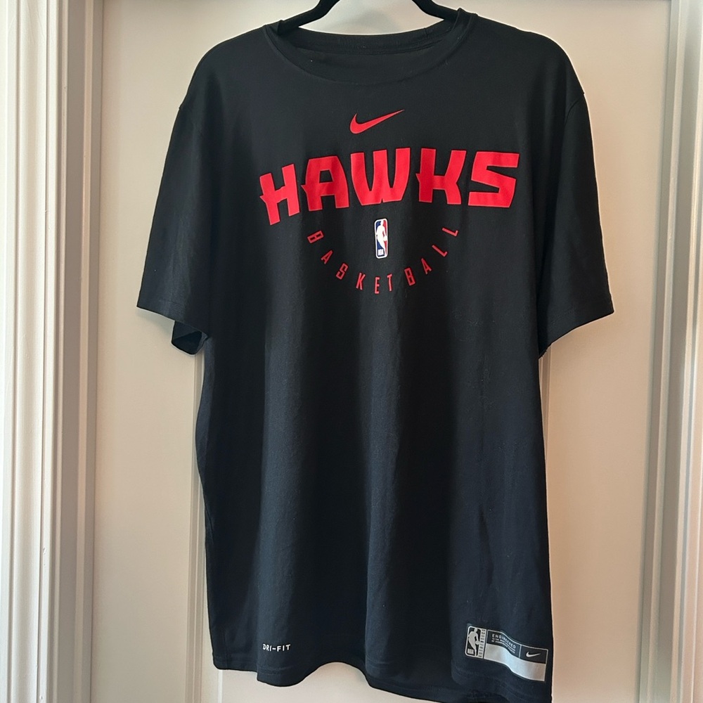 Atlanta Hawks Black Nike T-shirt